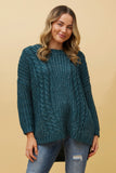 CKM Cable Knit Pullover