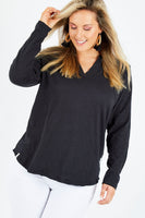 Elm Coles Bay L/S Henley top