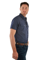 Pure Western Mens Bailey Print S/S